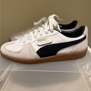 Puma Palermo White and Black Women’s Shoes
